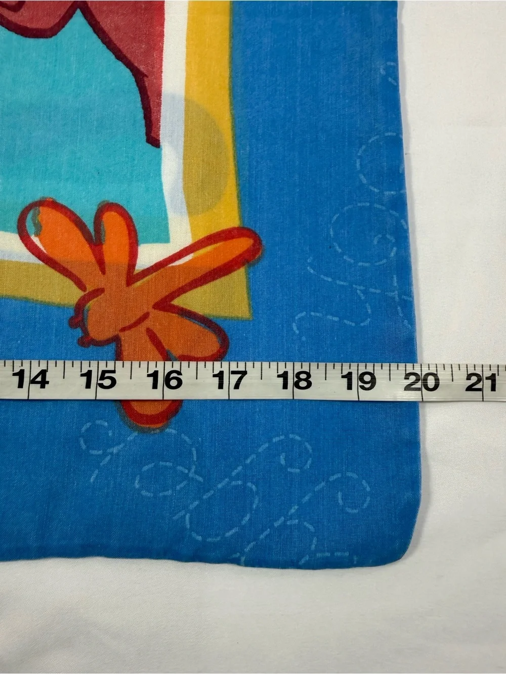 VINTAGE DISNEY Winnie The Pooh Standard Pillowcase Reversible USA 90s Classic